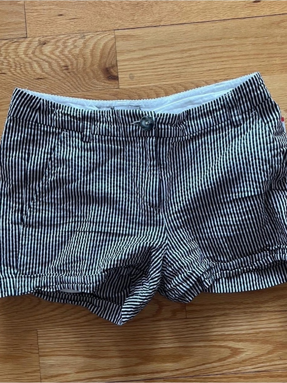 Striped Black and White Women’s Shorts